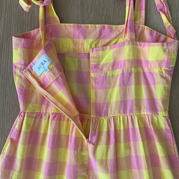 Aura Gingham Maxi Dress - Picture 4 of 7